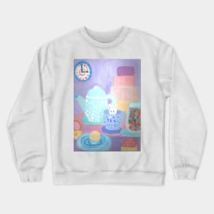 Kawaii Tea Party Crewneck Sweatshirt